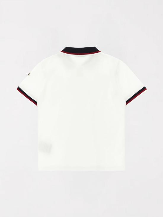 26SS [키즈] 몽클레어 폴로 셔츠 8A000038496W 034 White - MONCLER