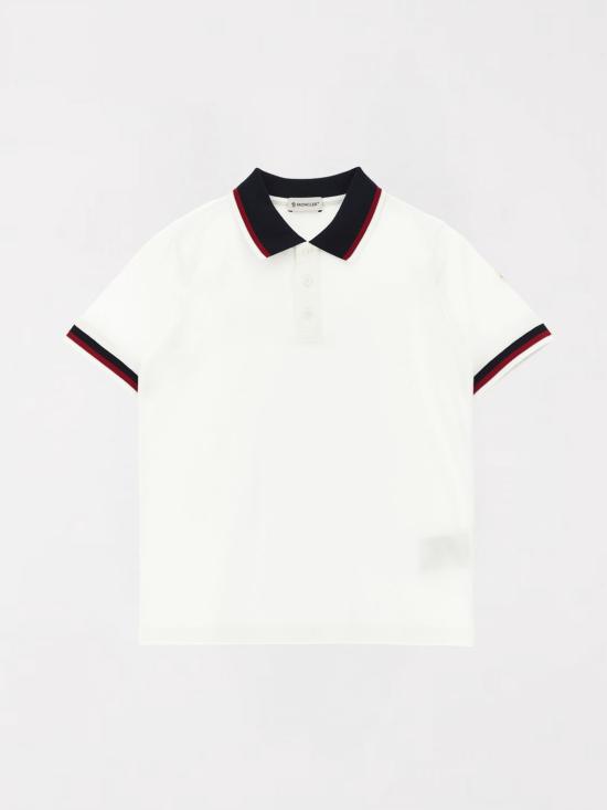 26SS [키즈] 몽클레어 폴로 셔츠 8A000038496W 034 White