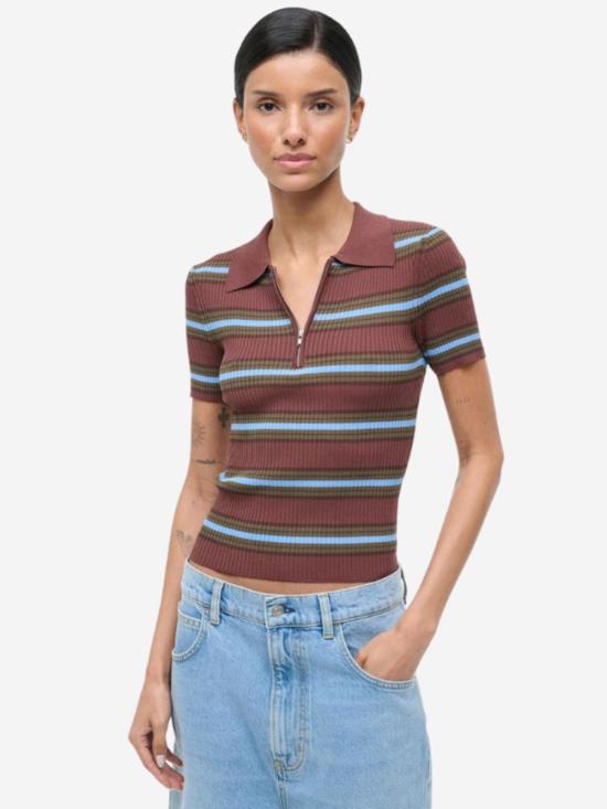  스타우드 반팔 티셔츠 렌 탑 - STAUD