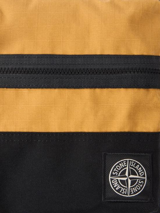 26SS 스톤 아일랜드 더블 코티드 코튼 립스탑 크로스바디백 9200026S0331V0034 Yellow - STONE ISLAND