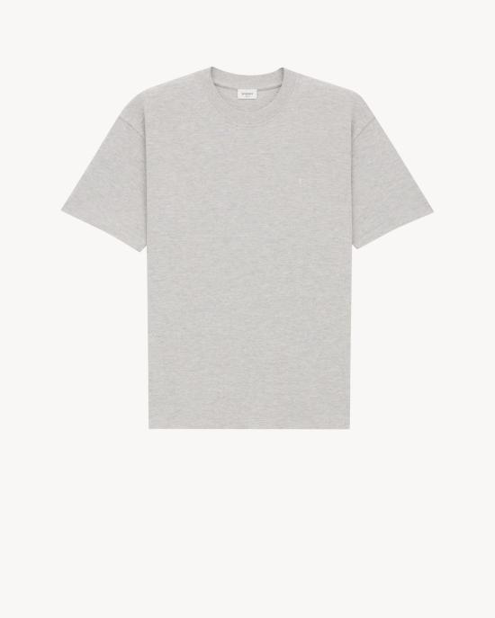 26SS 생로랑 반팔 티셔츠 832941Y37HC1403 Grey