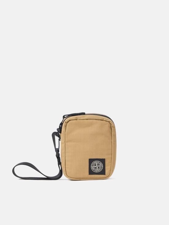 26SS 스톤 아일랜드 더블 코티드 코튼 립스탑 리스트 월렛 9200027S0331V005G Beige