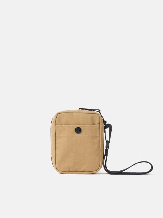 26SS 스톤 아일랜드 더블 코티드 코튼 립스탑 리스트 월렛 9200027S0331V005G Beige - STONE ISLAND