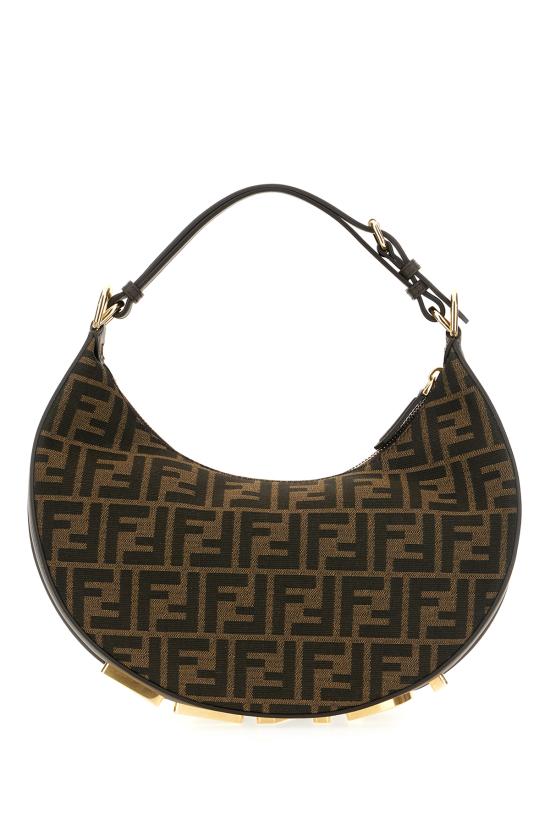 26SS 펜디 펜디그라피 스몰 패브릭 호보백 8BR798ALP3 F1I02 Tabacco - FENDI