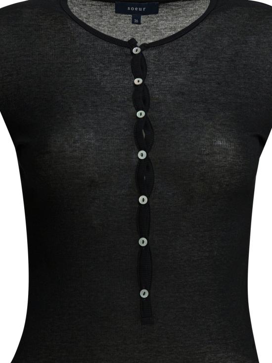 26SS 쉐르 반팔 티셔츠 TSH0609ISABELLANOI0126S BLACK - SOEUR