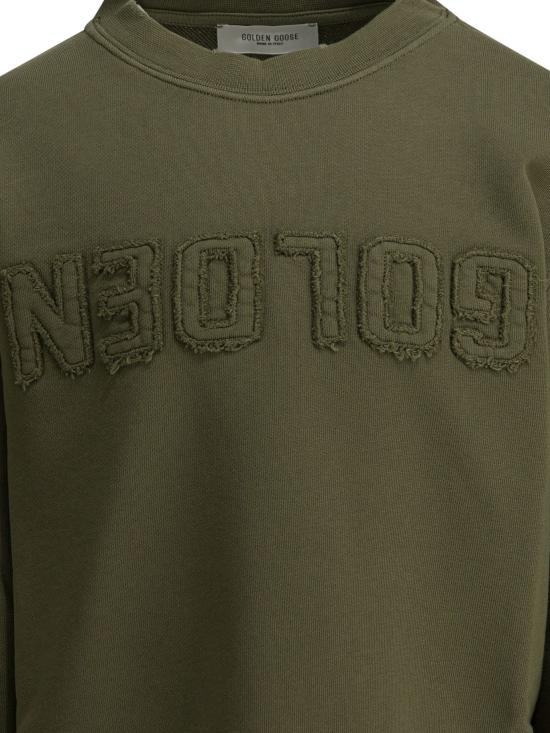 26SS [키즈] 골든구스 캐시미어 니트 GKP02214P00224435479 GREEN - GOLDEN GOOSE