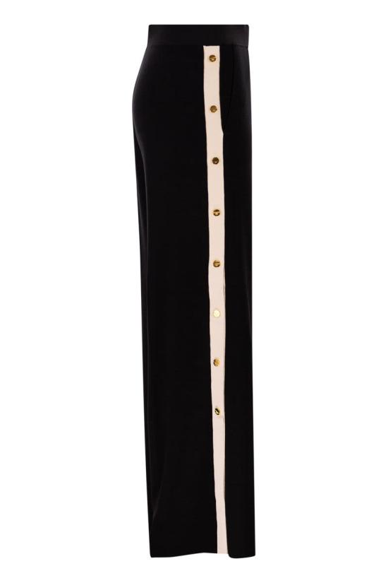 26SS 엘리자베타프랜치 스트레이트 팬츠 KP74S61E2 685 BLACK BUTTER - ELISABETTA FRANCHI