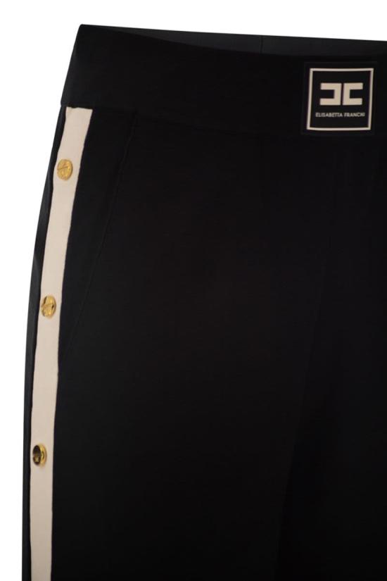 26SS 엘리자베타프랜치 스트레이트 팬츠 KP74S61E2 685 BLACK BUTTER - ELISABETTA FRANCHI