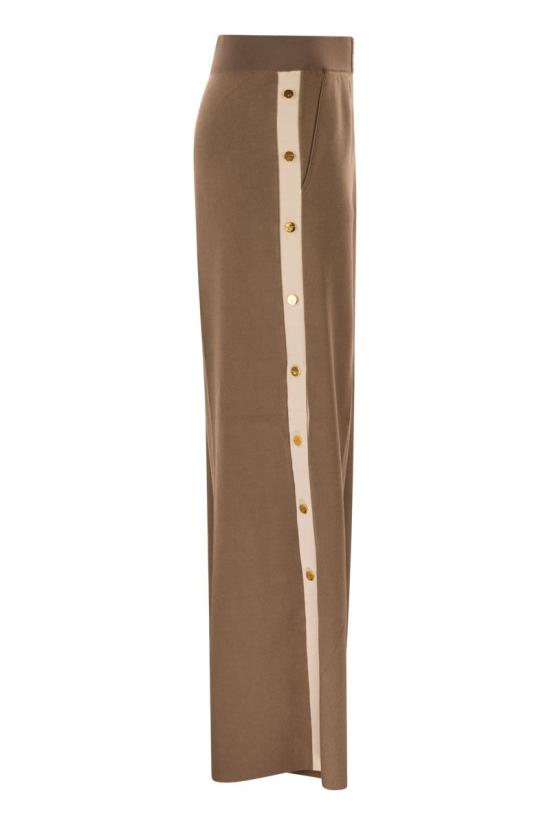 26SS 엘리자베타프랜치 스트레이트 팬츠 KP74S61E2 727 CAMEL BUTTER - ELISABETTA FRANCHI