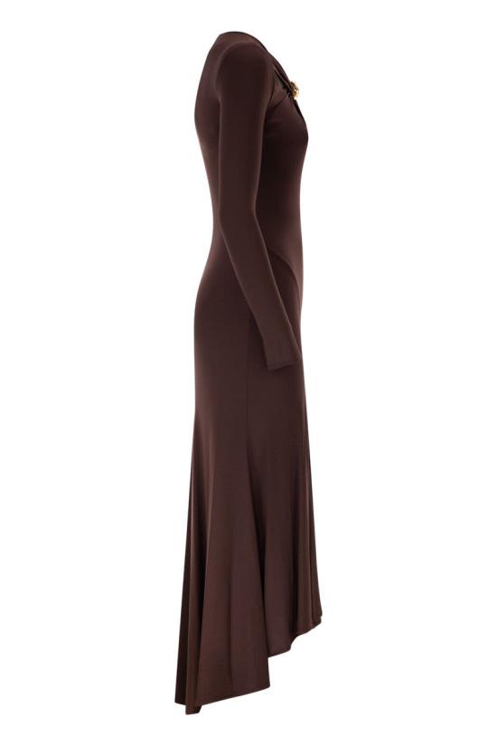 26SS 엘리자베타프랜치 미디 원피스 AB88561E2 644 BROWN - ELISABETTA FRANCHI