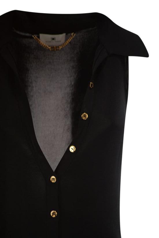 26SS 엘리자베타프랜치 미디 원피스 AM09S61E2 110 BLACK - ELISABETTA FRANCHI