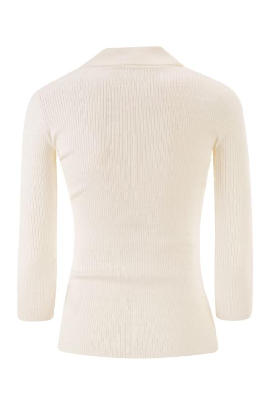 26SS 엘리자베타프랜치 스웨터 MK86B61E2 360 IVORY - ELISABETTA FRANCHI