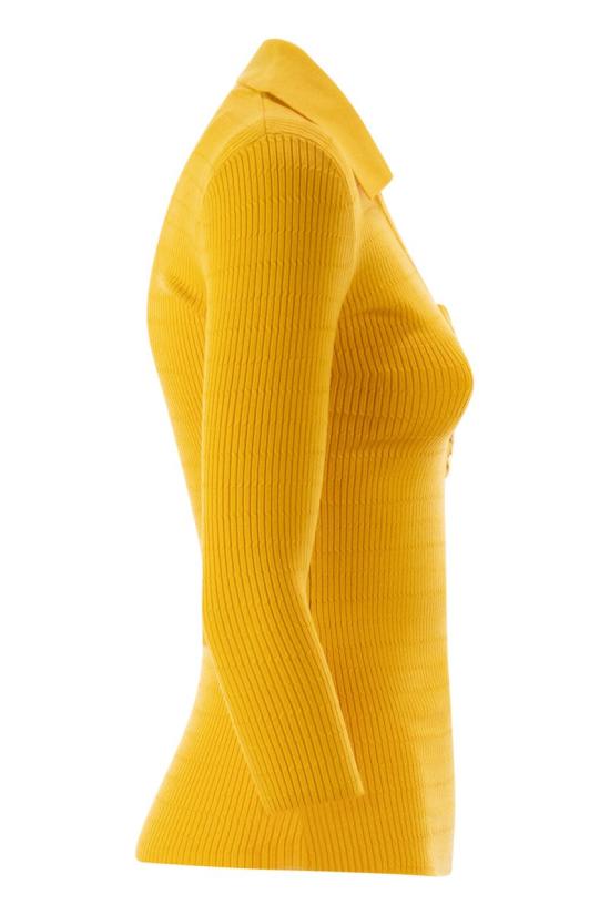 26SS 엘리자베타프랜치 스웨터 MK86B61E2 EV4 YELLOW - ELISABETTA FRANCHI