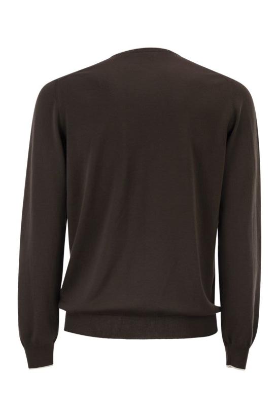 26SS 페이 스웨터 NMMC1521730VHY4867 BROWN - FAY