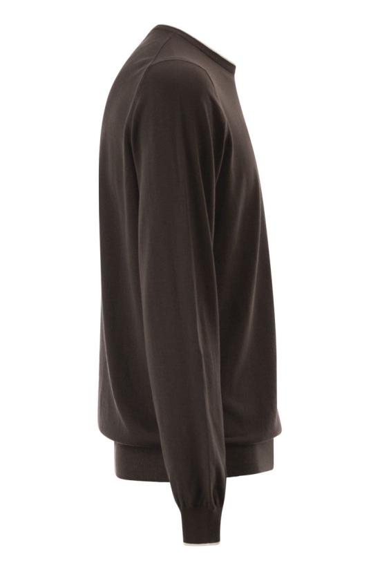 26SS 페이 스웨터 NMMC1521730VHY4867 BROWN - FAY