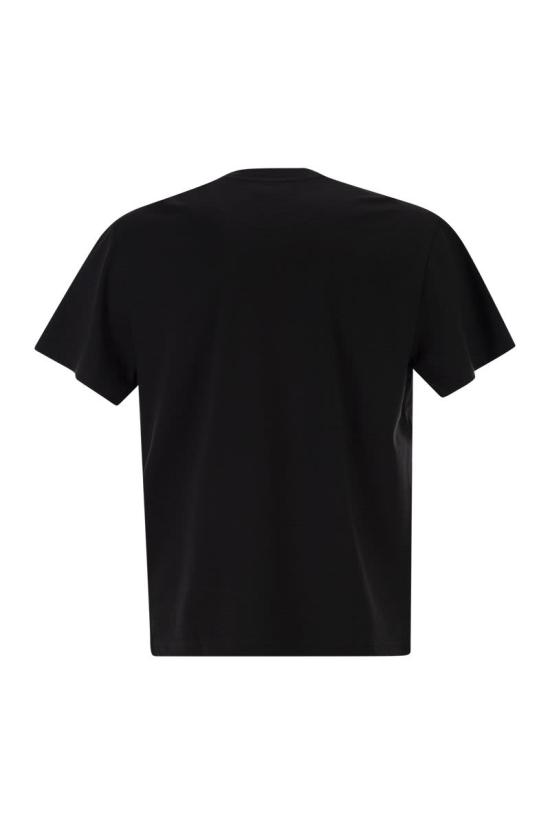 26SS 호간 반팔 티셔츠 KQMB3522360ZFVB999 BLACK - HOGAN