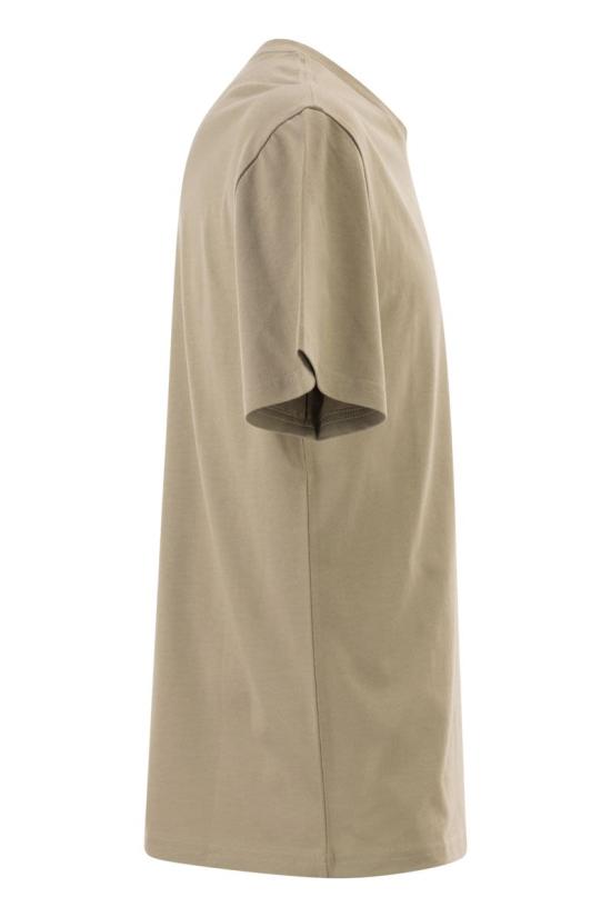 26SS 호간 반팔 티셔츠 KQMB3522360ZFVC004 ECRU - HOGAN