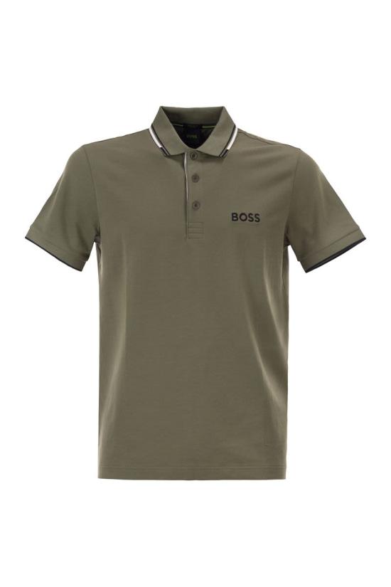 26SS 보스 반팔 티셔츠 5046910210226580 257 MILITARY GREEN