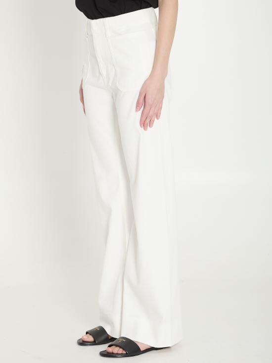 26SS 셀린느 스트레이트 팬츠 RP0FX805P 07IA WHITE - CELINE