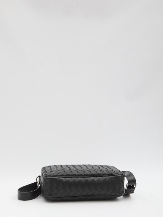 26SS 보테가베네타 미디움 인트레치아토 카메라백 755925V2HL1 8803 BLACK - BOTTEGA VENETA