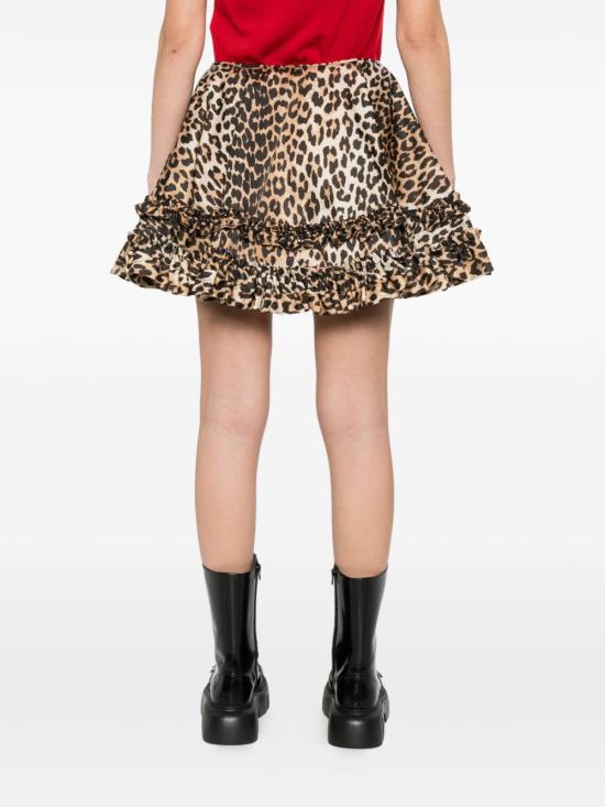 26SS 가니 숏 스커트 A1090087859 BROWN - GANNI