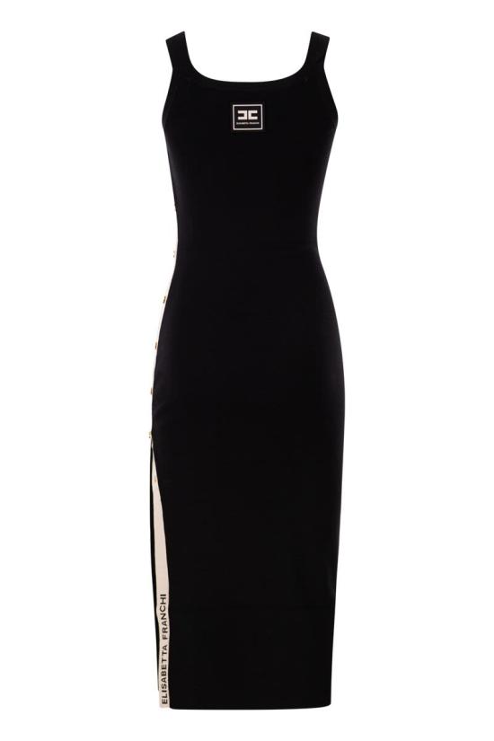 26SS 엘리자베타프랜치 미디 원피스 AM03S61E2685 BLACK - ELISABETTA FRANCHI