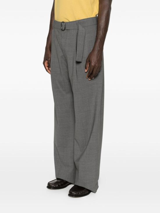 26SS 엠포리오 아르마니 스트레이트 팬츠 EM004768TE19332O8003 GREY - EMPORIO ARMANI