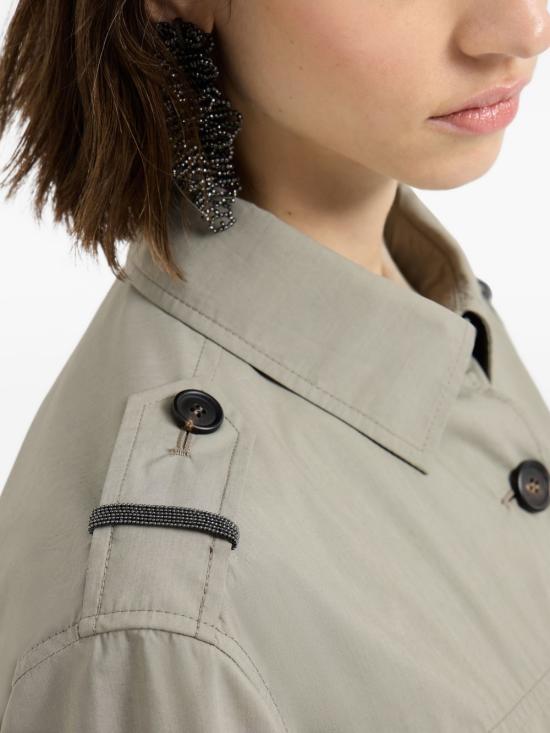 26SS 브루넬로 쿠치넬리 모닐레 테크노 코튼 경량 자켓 MR4577856C6539 KAKI - BRUNELLO CUCINELLI