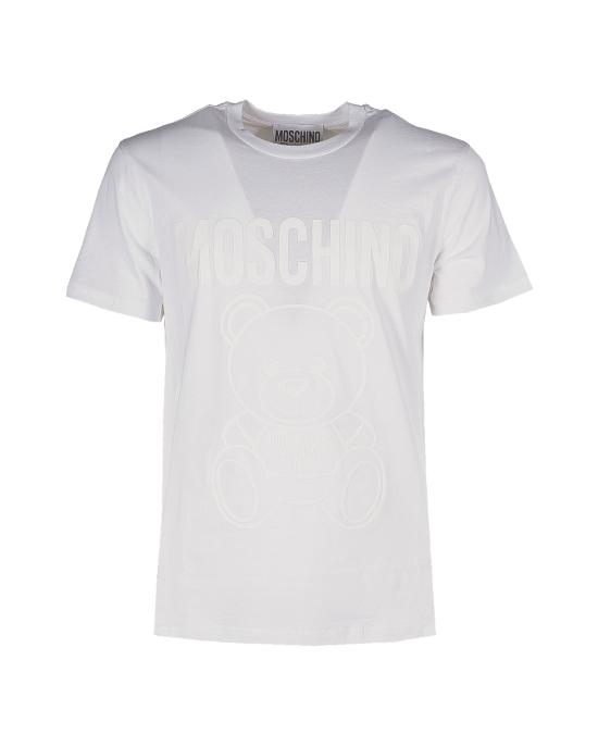  모스키노 반팔 티셔츠 0730 2041 1001 BIANCO