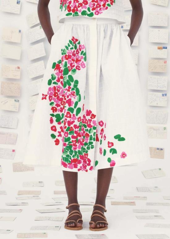  Mii Collection 롱 스커트 모나  화이트 - OTHER BRANDS