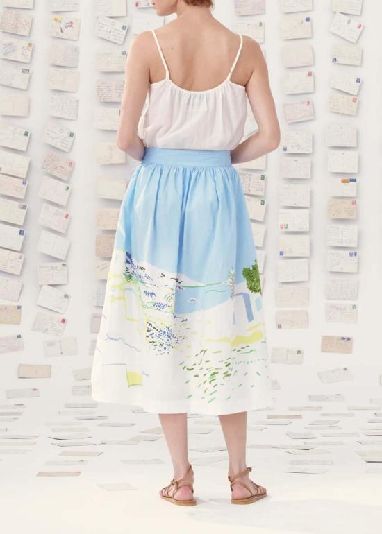  Mii Collection 롱 스커트 모나 스크린 프린트 - OTHER BRANDS