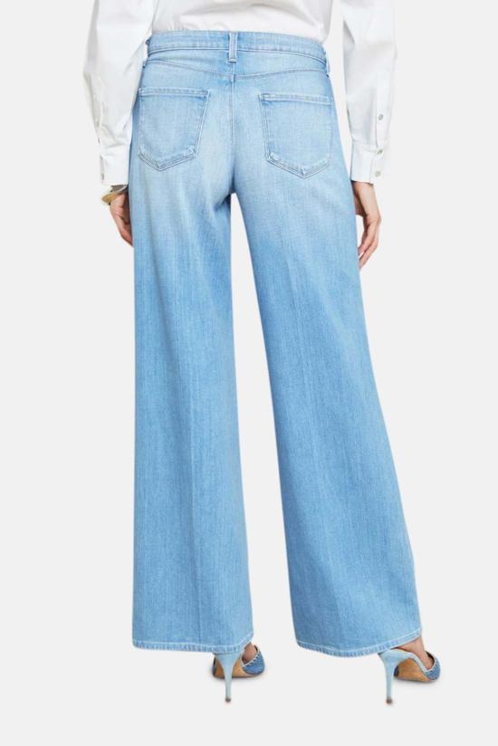  라장스 데님 팬츠 L'agence Alicent 와이드 레그 진 - L'AGENCE