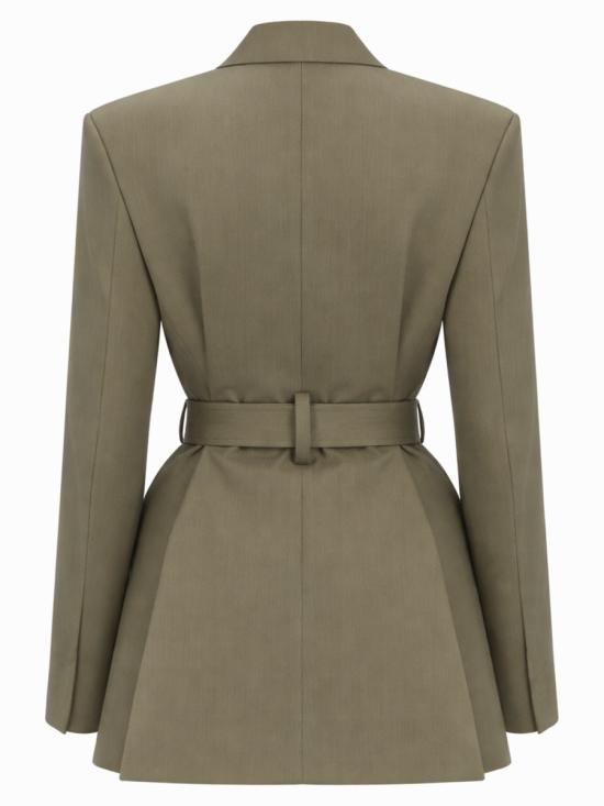 26SS 빅토리아 베컴 수트 자켓 1126WJK006909A SAGEMELANGE GREEN - VICTORIA BECKHAM