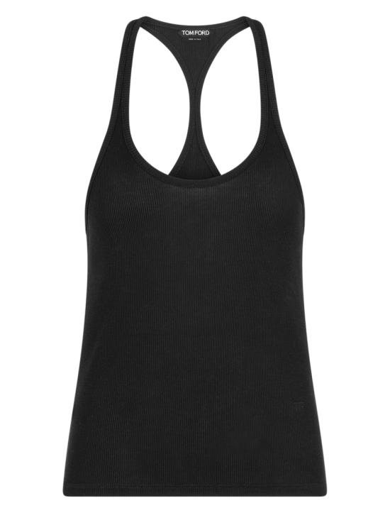 26SS 톰포드 민소매 티셔츠 TSJ634 JEX183NAA BLACK