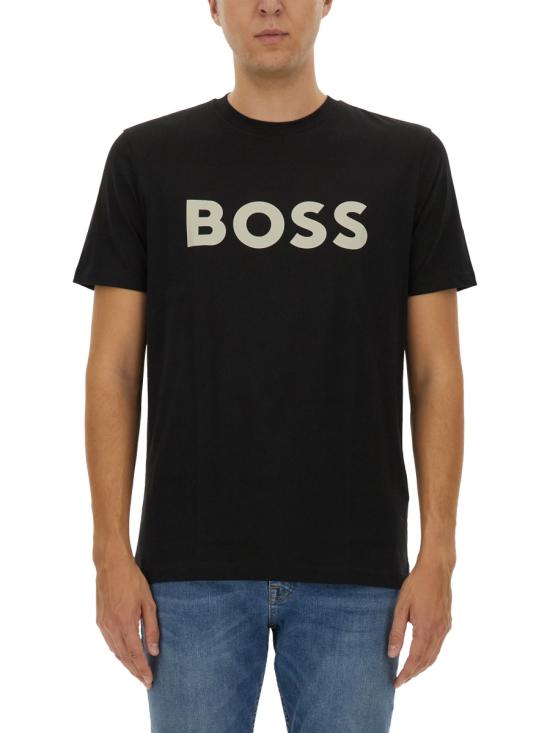 26SS 보스 반팔 티셔츠 50481923 10246016001 BLACK - BOSS