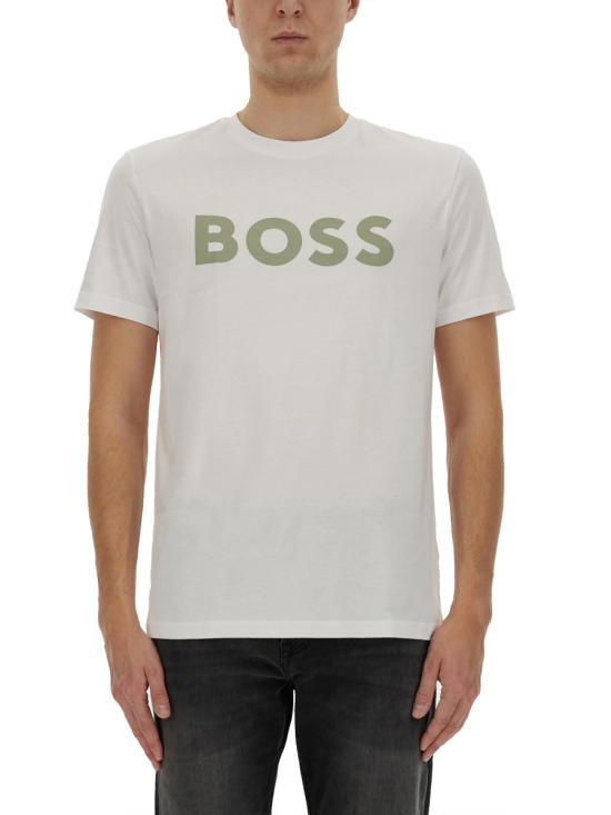 26SS 보스 반팔 티셔츠 50481923 10246016100 WHITE - BOSS