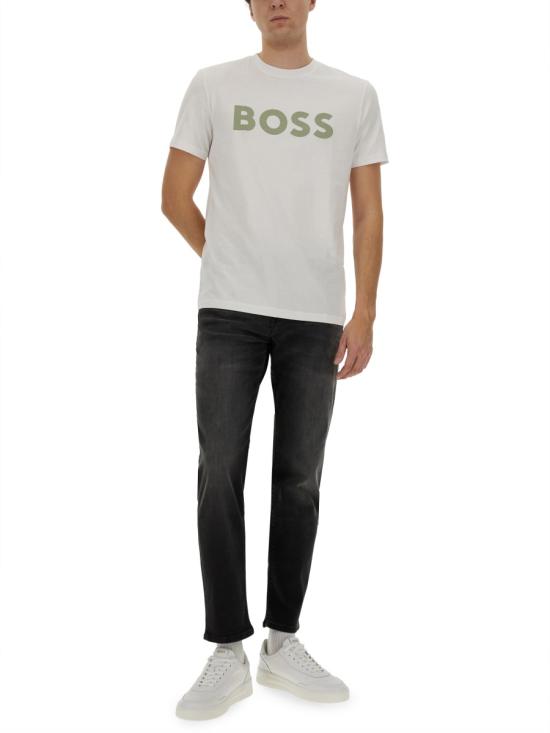 26SS 보스 반팔 티셔츠 50481923 10246016100 WHITE - BOSS
