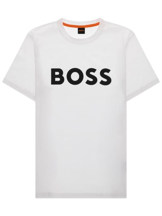 26FW 보스 반팔 티셔츠 50481923 10246016100 WHITE