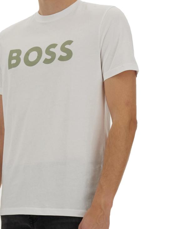 26SS 보스 반팔 티셔츠 50481923 10246016100 WHITE - BOSS