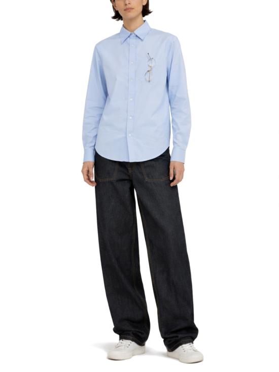 26SS 모스키노 셔츠 02250531 1293 AZURE - MOSCHINO