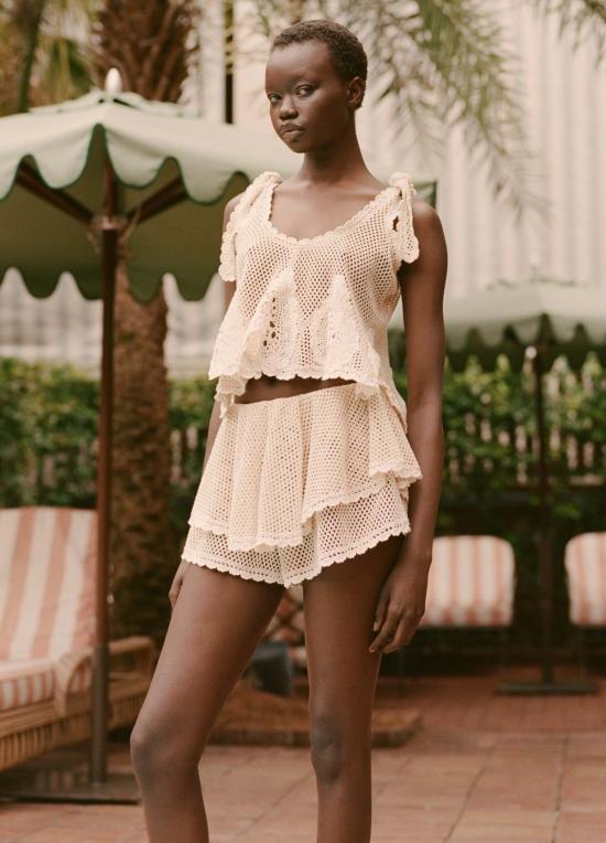  씨뉴욕 비치용품 씨 니 마들린 스커트 크림 - SEA NY