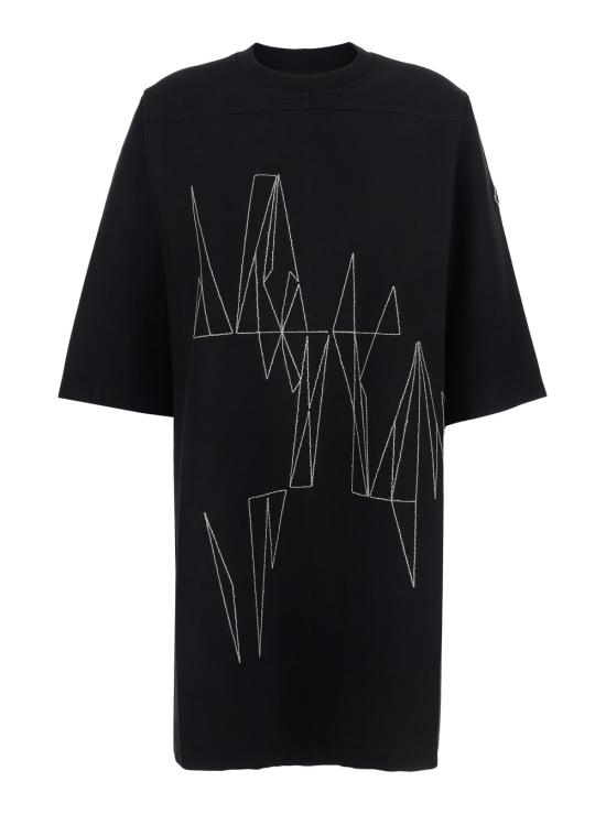 26SS RICK OWENS X MONCLER 반팔 티셔츠 MU01F8C0489B7R999 Black