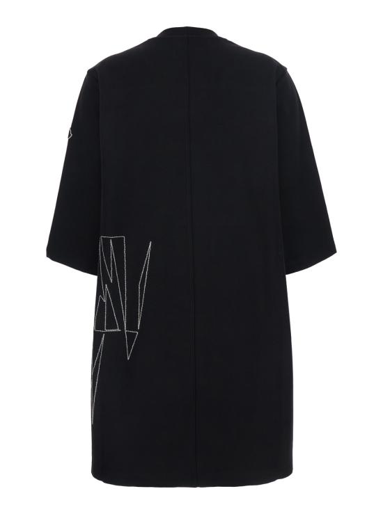 26SS RICK OWENS X MONCLER 반팔 티셔츠 MU01F8C0489B7R999 Black - RICK OWENS MONCLER