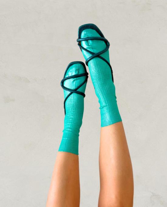  마리아 라 로사 양말 Maria La Rosa Turchino 실크  Turchino 포일