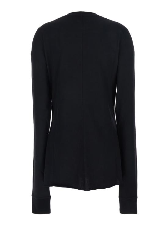 26SS RICK OWENS X MONCLER 긴팔 티셔츠 MU01F8D0189AHD999 Black - OTHER BRANDS