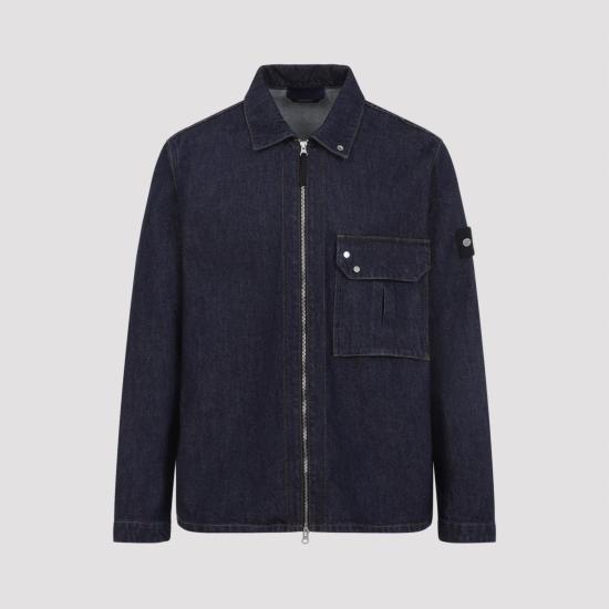 26SS 스톤 아일랜드 자켓 L1S141200002 S00J7 VJ201 BLUE RINSE - STONE ISLAND