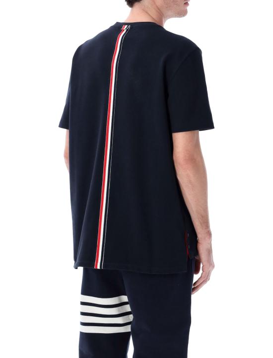26SS 톰브라운 폴로 티셔츠 MJS056A00050 415 NAVY - THOM BROWNE