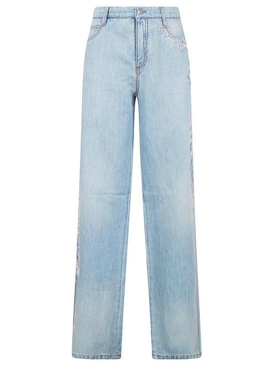 26SS 에르마노 설비노 스트레이트 팬츠 D487P367 APZIW 94037 BRIGHT COBA BLUE