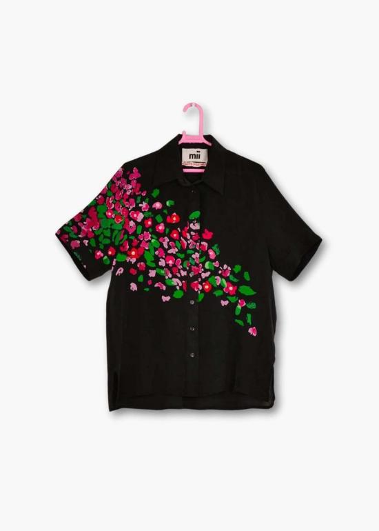  Mii Collection 셔츠 Mii 컬렉션 카린 셔츠 블랙 - OTHER BRANDS