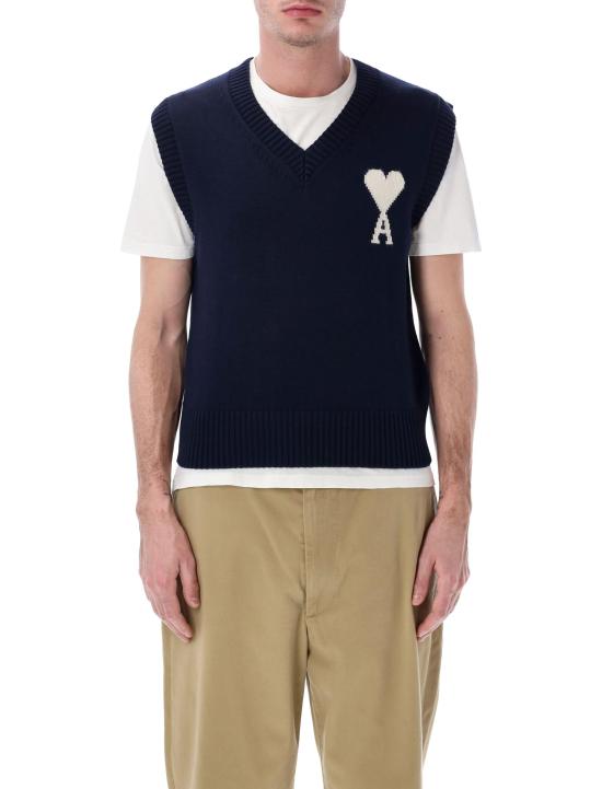 26SS 아미 니트 베스트 UKS860KN0156 A116 NAVY